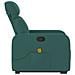 Poltrona Alzapersona Massaggiante Verde Scuro in Tessuto - Foto miniatura 9