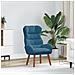 Poltrona Relax Blue Velvet - Foto miniatura 2