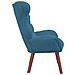 Poltrona Relax Blue Velvet - Foto miniatura 5