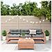 Set Divani Giardino 4 pz con Cuscini Legno Massello di Douglas - Foto miniatura 3