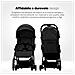 X1 Plus Passeggino - Carico fino a 22 kg - Leggero, regolabile e maneggevole - Passeggino Premium con tecnologia pieghevole con una sola mano - Nero - Foto miniatura 3