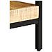 Tavolino 55x55x45 cm in legno massello di mango grezzo - Foto miniatura 7
