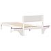Rete letto con comodini Bianco Legno di pino massello - Foto miniatura 8