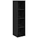 Set mobile TV 4 pcs Rovere nero 37 x 37 x 142.5 cm - Foto miniatura 6