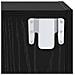 Set mobile TV 4 pcs Rovere nero 37 x 37 x 142.5 cm - Foto miniatura 8