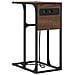 Comodino Rovere marrone 41.5 x 26 x 60.5 cm Legno multistrato - Foto miniatura 1