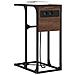 Comodino Rovere marrone 41.5 x 26 x 60.5 cm Legno multistrato - Foto miniatura 3