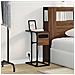 Comodino Rovere marrone 41.5 x 26 x 60.5 cm Legno multistrato - Foto miniatura 4