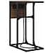 Comodino Rovere marrone 41.5 x 26 x 60.5 cm Legno multistrato - Foto miniatura 8