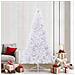 Albero di Natale artificiale Bianco 240 cm PVC e Acciaio - Foto miniatura 2