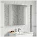 Mobiletto per specchio da bagno Bianco 63,5 x 15,5 x 70 cm - Foto miniatura 4