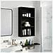 Armadio da bagno a muro Rovere Nero 40 x 14 x 70 cm - Foto miniatura 4