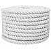 Corda Bianco 1,6 x 1,6 x 2500 cm Cotone - Foto miniatura 1