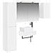 Set di mobili per il bagno 5 pcs Bianco - Foto miniatura 1