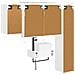 Set di mobili per il bagno 5 pcs Bianco - Foto miniatura 7
