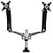 Supporto per Doppio Monitor con bracci articolati - Accatastabile -Braccia intercambiabili con Regolazione di Altezza a Molle - Foto miniatura 1