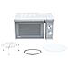 Forno a Microonde con Grill Capacità 23L Potenza 900 Watt Colore Inox - Foto miniatura 3