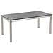 Set Di Tavolo E 6 Sedie Da Giardino In Acciaio, Granito E Fibra Tessile Beige - Piano Singolo - Nero Fiammato - 180cm - Grosseto - Foto miniatura 16