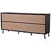Credenza Buffet In Color Legno E Nero Blackpool - Foto miniatura 15