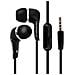Auricolari Stereo In-ear Telecomando Jack 3.5mm Nero - Foto miniatura 6