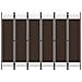Paravento A 6 Pannelli Marrone 240x180 Cm - Foto miniatura 1