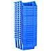 Contenitori Di Stoccaggio Impilabili 20 Pz Blu In Plastica - Foto miniatura 2