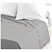 Drap Plat 100% Coton 240x300 Cm Gris Clair - Foto miniatura 1