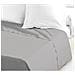 Drap Plat 100% Coton 240x300 Cm Gris Clair - Foto miniatura 2