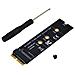 Adattatore Convertire M. 2 Nvme Ssd Per Macbook Air Aggiornato Pro Retina Mid 2013-2017 Nvme Ahci Ssd Aggiornato Kit Per A1465 A1466 A1398 A1502 - Formato Standard - Foto miniatura 1