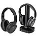 FRS 1580 TW Set 2 Cuffie TV Stereo Padiglione Auricolare Nero con Base Ricevitore RF Wireless  - Foto miniatura 1