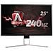 AGON AG251FZ Monitor Gaming da 24,5", FHD, 1920x1080, 240Hz, 1 msec, Speaker, D-Sub, 2 X HDMI, DP, 4 Porte USB, Nero - Foto miniatura 1