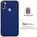 Custodia Compatibile Con Samsung Galaxy A11 Eu / M11 In Candy Blu Scuro - Coperchio Protettivo In Silicone Tpu Flessibile - Foto miniatura 2