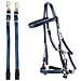 Briglia Capezza Inglese Da Endurance In Pvc Con Redini Con In Gomma Cob - Foto miniatura 1