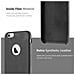 Cadorabo Custodia Compatibile Con Apple Iphone 6 / Iphone 6s In Vintage Nero - Hard Case Coperchio Protettivo In Similpelle - Foto miniatura 5