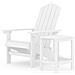 Sedia Da Giardino Con Tavolo Adirondack In Hdpe Bianco - Foto miniatura 2