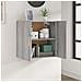 Mobile Pensile Grigio Sonoma 60x30x60 Cm Legno Multistrato - Foto miniatura 3