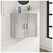Mobile Pensile Grigio Sonoma 60x30x60 Cm Legno Multistrato - Foto miniatura 1