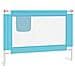 Sponda Letto di Sicurezza per Bambini Blu 90x25 cm in Tessuto - Foto miniatura 2