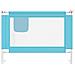 Sponda Letto di Sicurezza per Bambini Blu 90x25 cm in Tessuto - Foto miniatura 3
