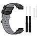 Cinturino Per Orologio In Silicone Garmin Forerunner 220, 230, 235, 630, 620, 735xt, Approach Black - Foto miniatura 1