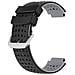 Cinturino Per Orologio In Silicone Garmin Forerunner 220, 230, 235, 630, 620, 735xt, Approach Black - Foto miniatura 5