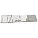 Gabbia Per Conigli Grigio 403,5x80,5x71 Cm Acciaio Zincato - Foto miniatura 2