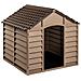 Casetta Per Cani Marrone 86x84x82 Cm In Polipropilene - Foto miniatura 2