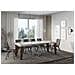 Tavolo Allungabile 90x90/246 Cm Naxy Mix Piano Bianco Frassino - Gambe Noce - Bianco Frassino /noce - Foto miniatura 3