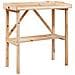 Tavolo Piante Con Ripiano 78x38x, 82,5cm Legno Massello Di Abete - Foto miniatura 2