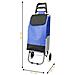 Carrello Spesa Con Ruote Trolley Portaspesa Con Manico Corrado Carrello Blu - Foto miniatura 3