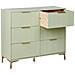 Cassettiera 6 Cassetti Verde Walcott - Foto miniatura 3