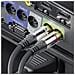 S-ACA004 cavo audio 0,25 m 2 x RCA 3.5mm Nero - Foto miniatura 3