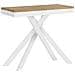 Consolle allungabile 90x40/196 cm Krack Small Evolution quercia natura telaio bianco - Foto miniatura 1