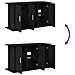 Supporto Acquario 101x41x58 cm Legno Multistrato Rovere Nero - Foto miniatura 4
